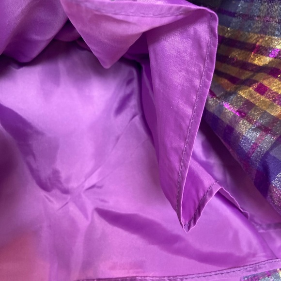 BONNIE JEAN PURPLE GOLD DRESS SZ 2T - Picture 9 of 9